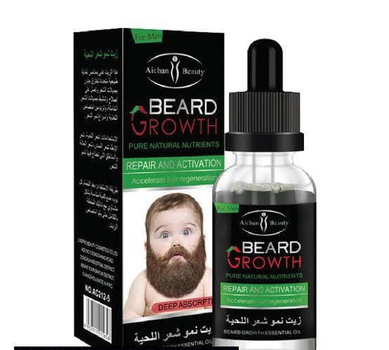 Beard growth oil