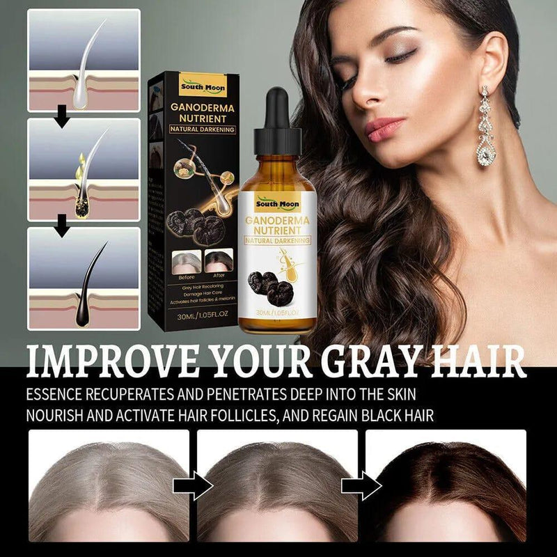 Nourishing anti graying hair serum