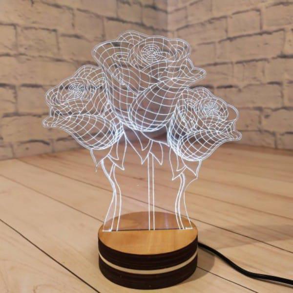 LED flower lamp