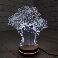 LED flower lamp