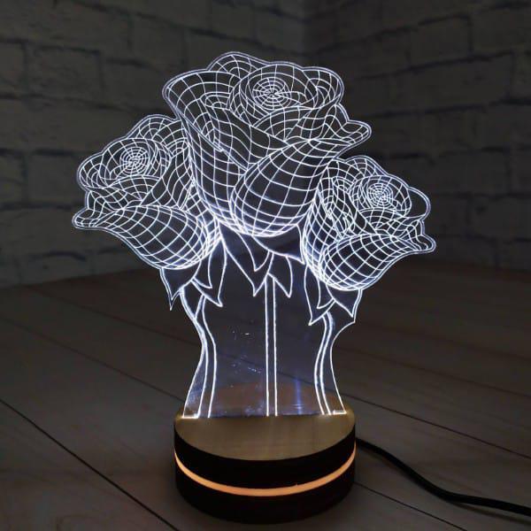 LED flower lamp