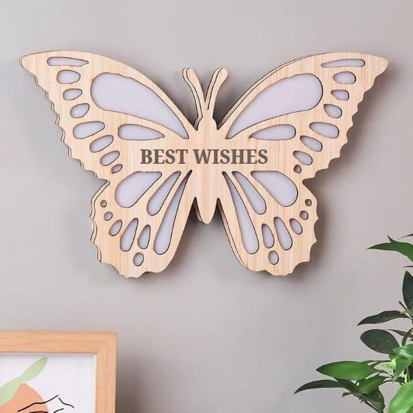 Butterfly wall lamp