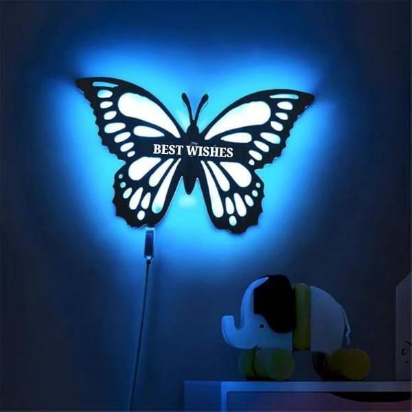 Butterfly wall lamp